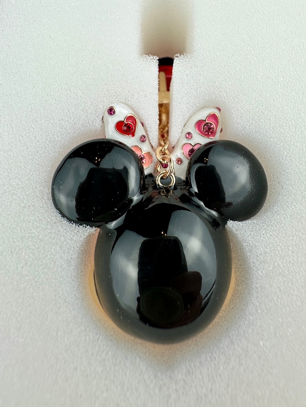 Disney x BaubleBar Mickey & Minnie Valentine Bag Charm Keychain Set New - Picture 4 of 6